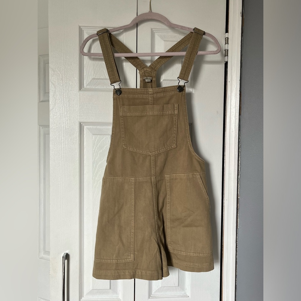 Aerie Tan Overalls